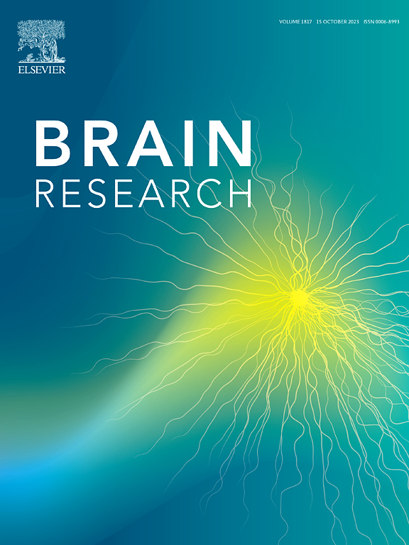Go to journal home page - Brain Research